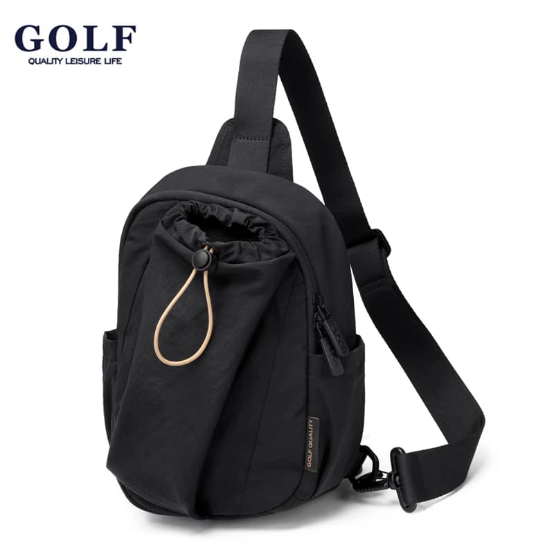 GOLF QUALITY Unisex Fashion Chest Bag Nylon Crossbody Trendy Brand Leisure Single Shoulder Waterproof Travel Waist Bag