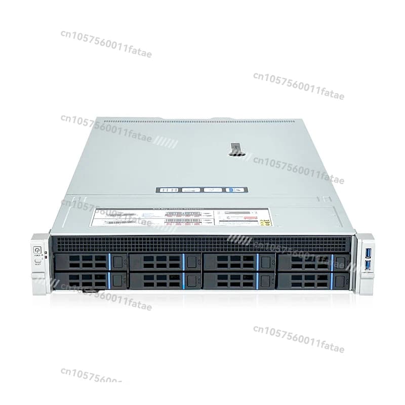 8 dischi 12 dischi Rack 2U con rendering maschera Archiviazione file Base dati Telaio server host NAS