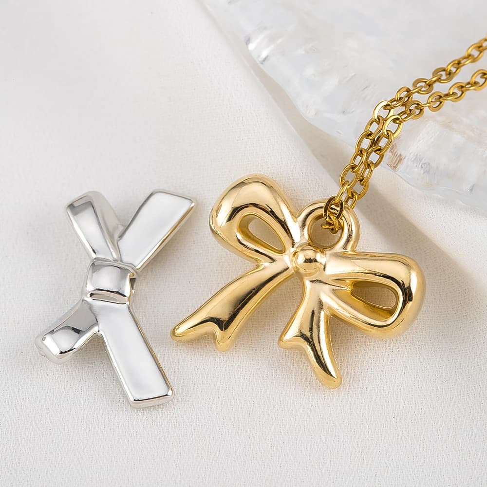 50pcs 10pcs CCB Plastic Bow Pendants Butterfly Charms For DIY Bracelet Necklace Jewelry Making Accessories Wholesale