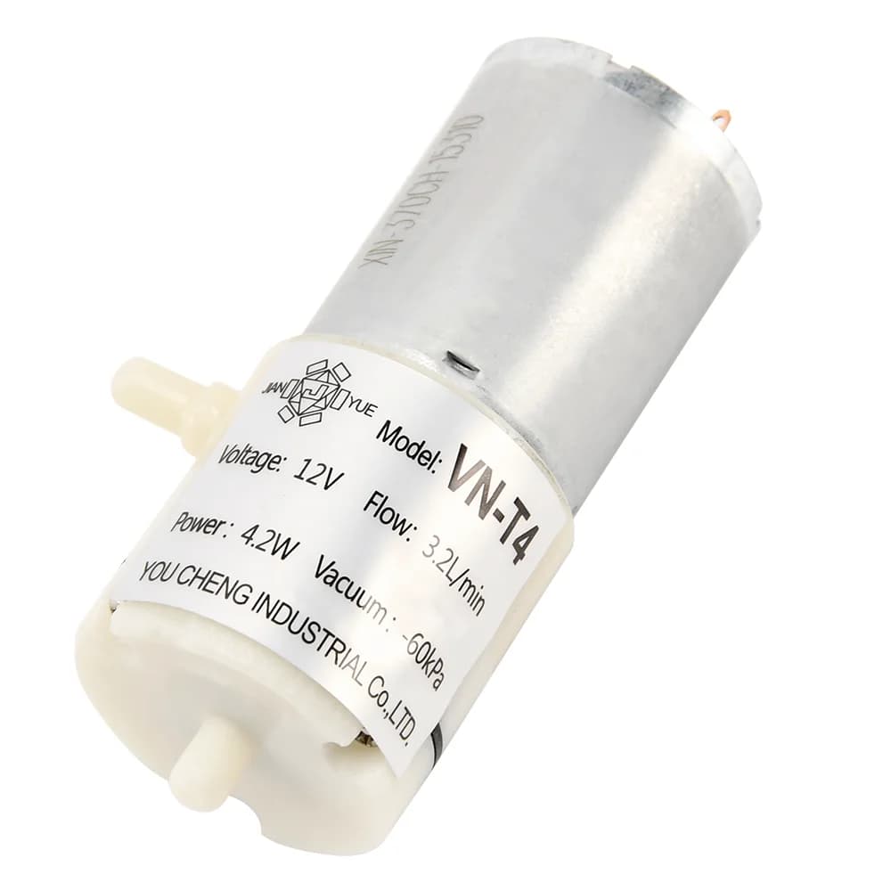 VN T4 12V High Pressure DC Brush Motor Miniature Gas Diaphragm Air Pump/Micro Diaphragm Vacuum Pump