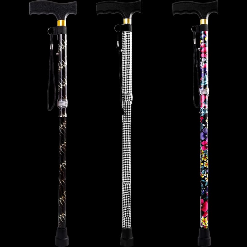 Multifunction Walking Stick Trekking poles Folding telescopic for trekking stick for seniors Outdoor climbing travel support