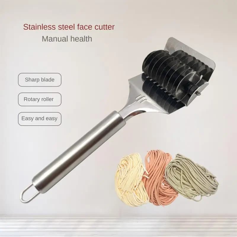 Taglierina manuale per spaghetti in acciaio inossidabile macchina per Pasta Pasta per Pasta Maker zenzero aglio Roll Crusher cucina gadget da cucina