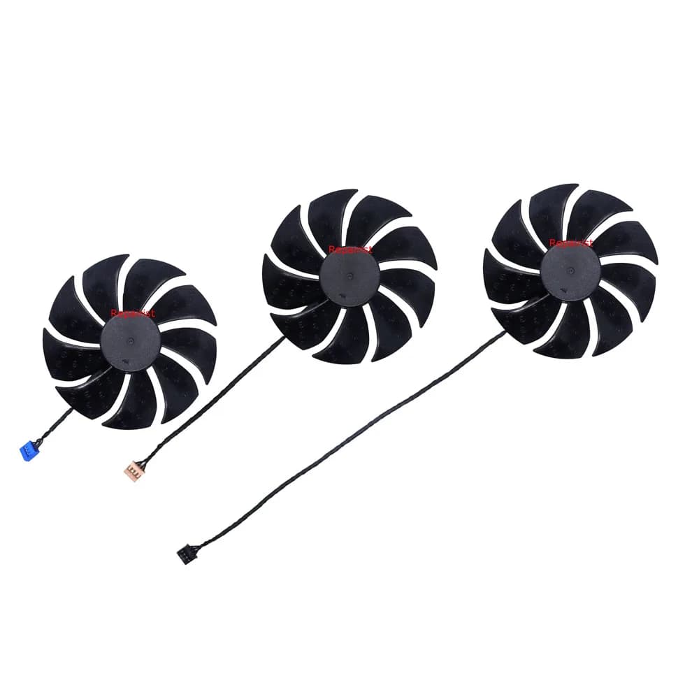 Muslimb, DC12V,0.55A,4PIN, ventola della scheda Video, dispositivo di raffreddamento delle schede grafiche, per EVGA RTX 3090 FTW3 ULTRA GAMING,per EVGA RTX 3080 Ti FTW3 ULTRA GAMING,per EVGA RTX 3070 FTW3 ULTRA GAMING