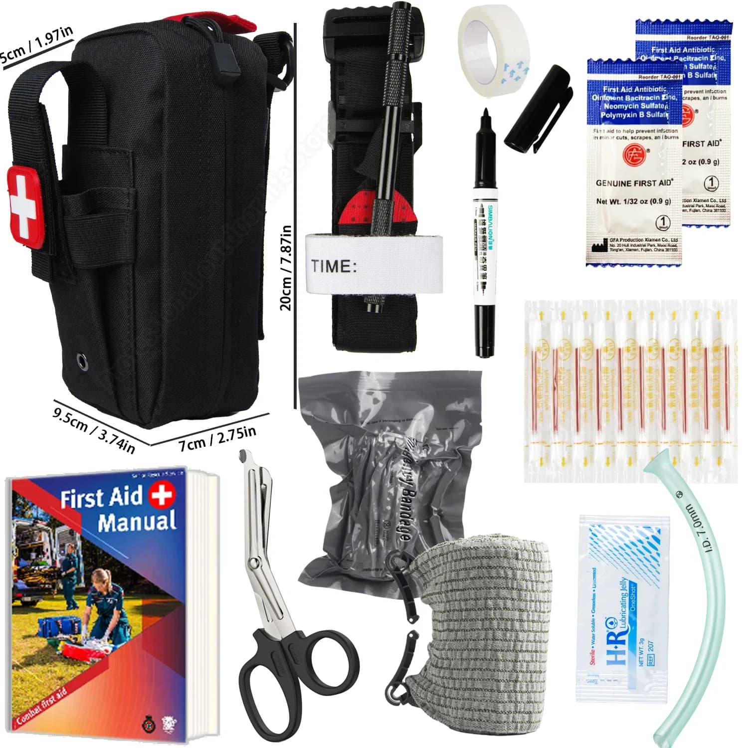 Emergency Survival Kit First Aid Kit Administrative Case EMT Camping Equipment Tactical Trauma Molle Medical EDC IFAK Outdoor Tools