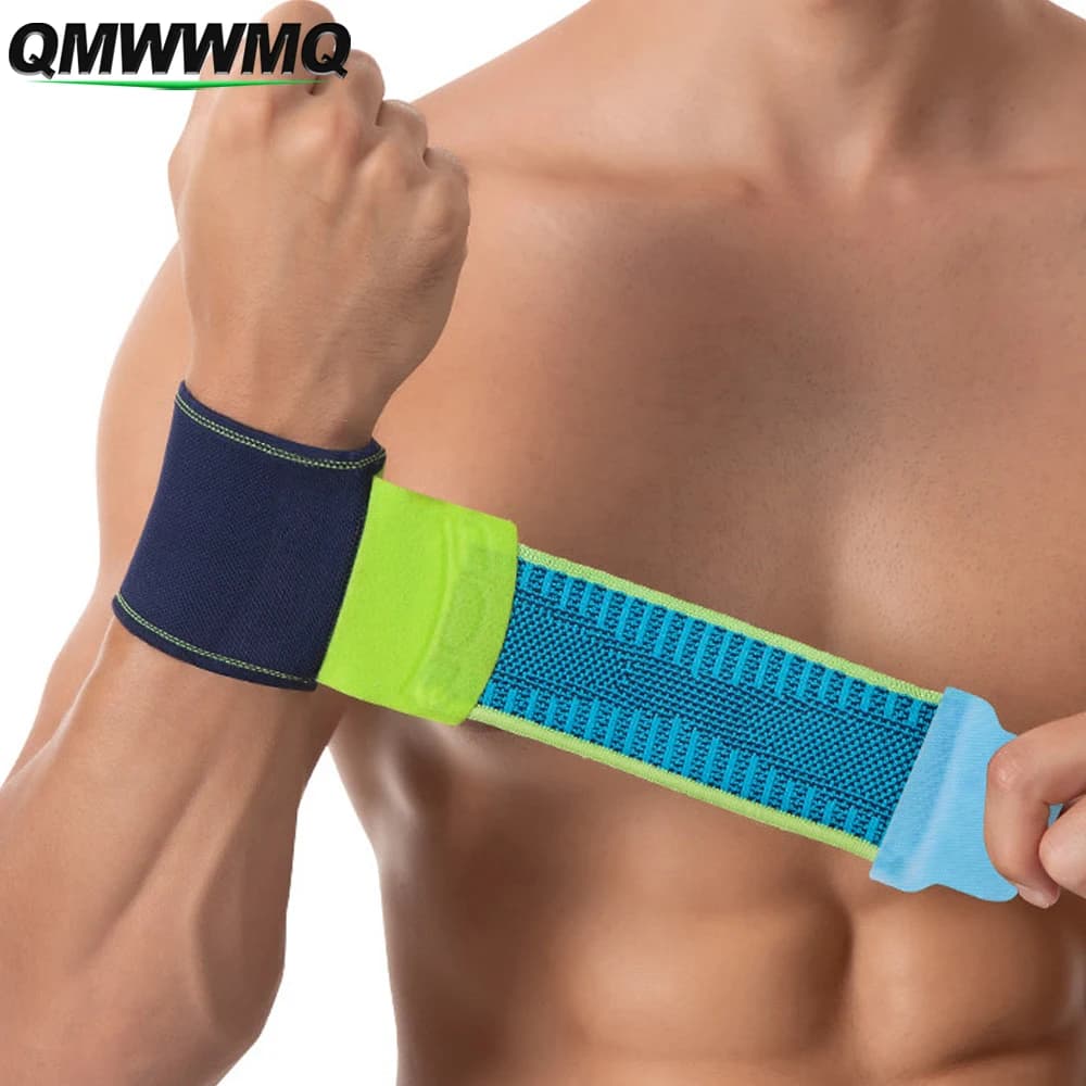 Fasce per polsi da 1 pezzo per fitness e sollevamento pesi - Tutore unisex regolabile per tunnel carpale, supporto per il polso e sollievo dal dolore