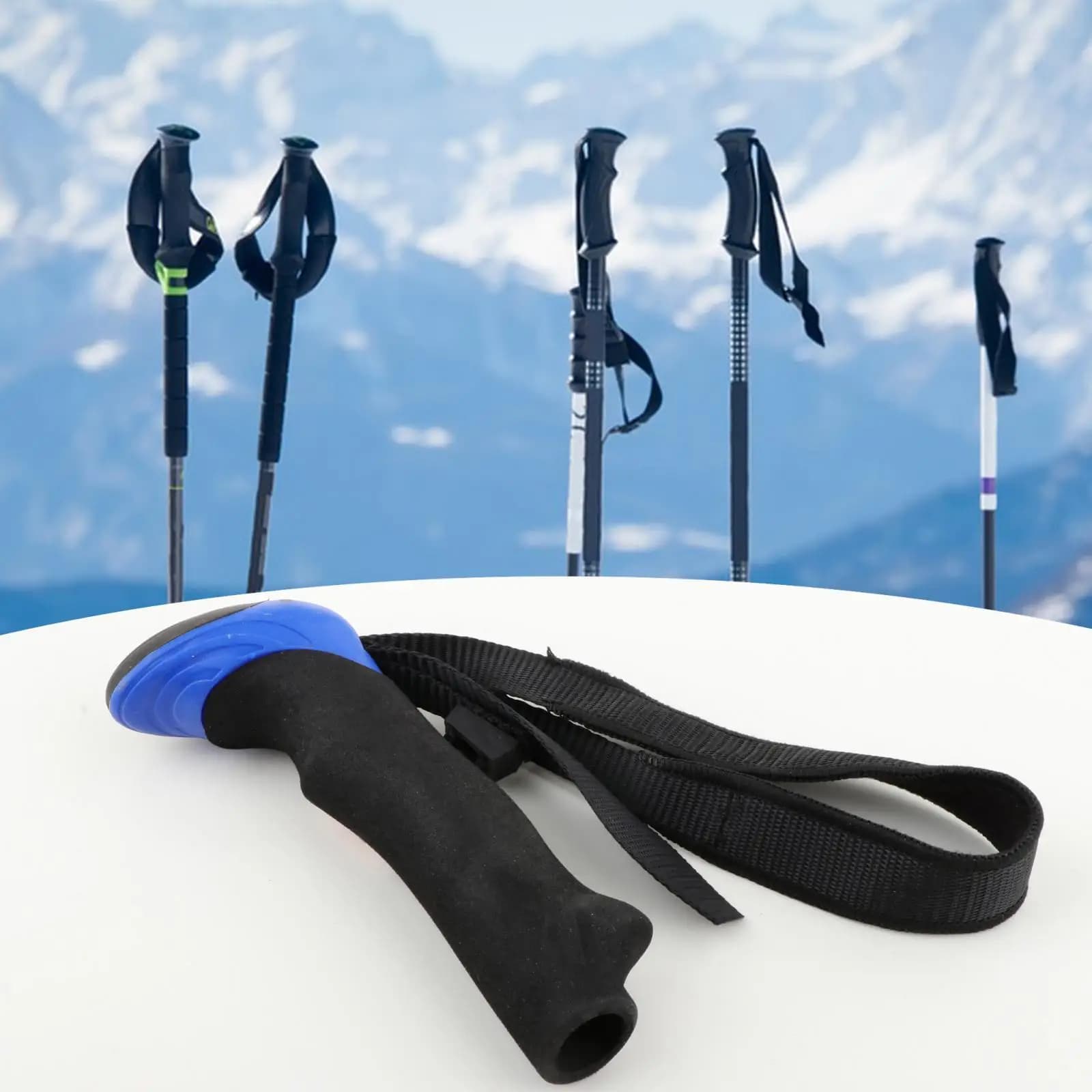 Trekking rod handle replaces trek rod handle for ski camping