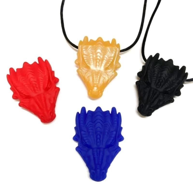 J15U Collana con ciondolo con ciondolo Massaggiagengive in silicone Giocattolo per dentizione in silicone sicuro