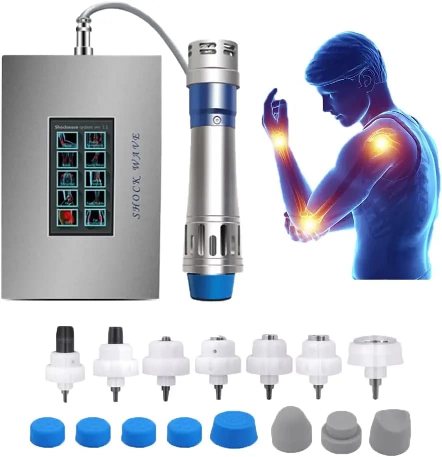 Muscle Massage Gun with 7 Heads - Percussion Massage for deep tissues for neck, back, shoulders, electric tool to relieve the spine
