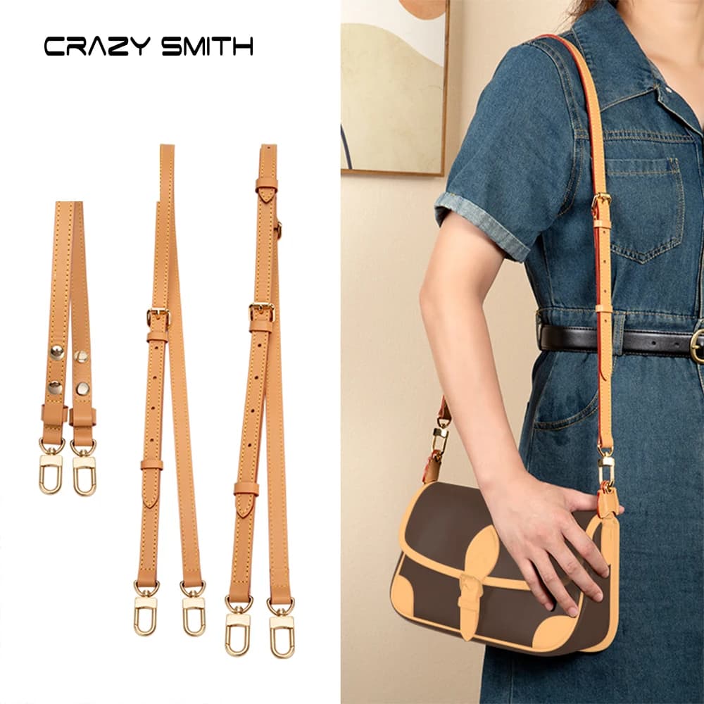 WUTA Sostituzione cinturino per borsa in vera pelle per borsa LV Diane Borsa a tracolla Cinture a tracolla lunghe regolabili Accessori per borse fai-da-te for LOUIS VUITTON Diane Bag