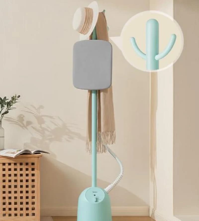Piroscafo per indumenti Midea 220V per uso commerciale domestico Stand o sdraiato Piccolo ferro da stiro a vapore per vestiti EB