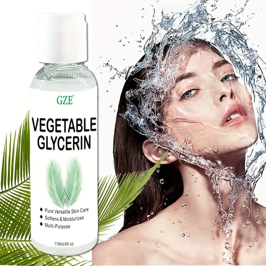 GZE Glicerina vegetale, 100% puro, cura della pelle versatile, ammorbidente e idratante, cura della pelle multiuso E VERSATILE