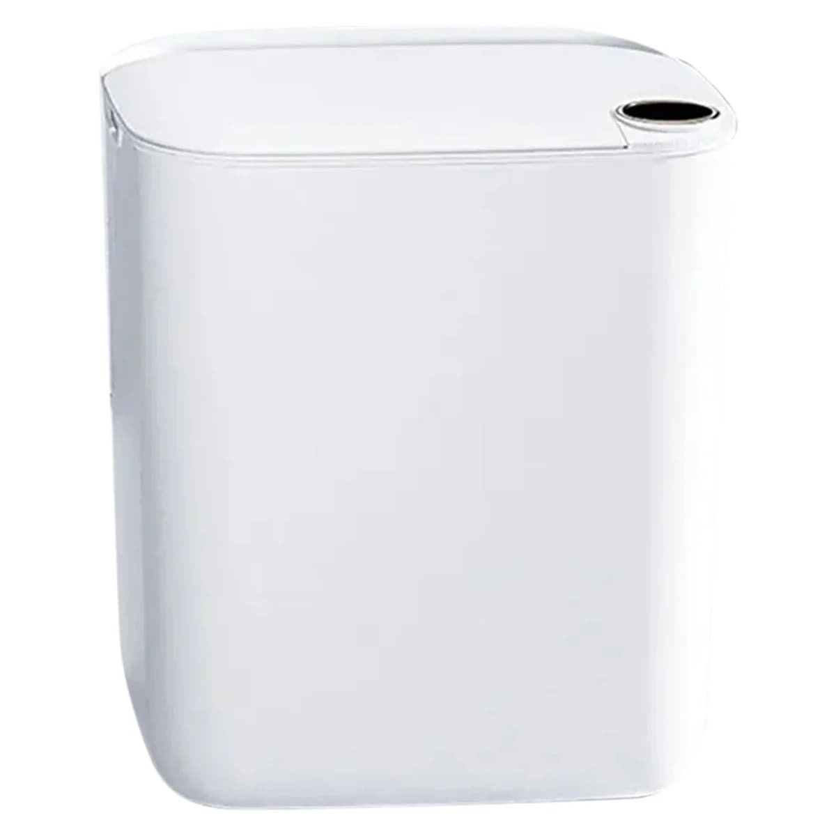 Bidone della spazzatura da 18 litri con sensore con display Tipo C Ricarica automatica Bidone della spazzatura Cestino della spazzatura per WC da cucina