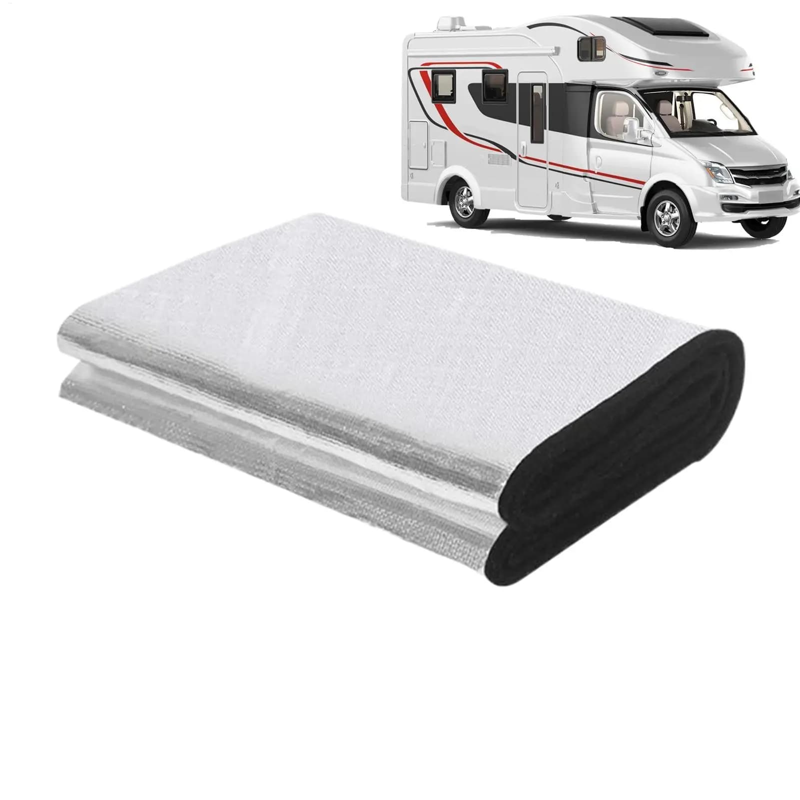 40x16.5x7" Car Battery Insulation Blanket Heat Resistant Fireproof Flexible Heat Shield Cover for Auto RV Marine Battery Covers