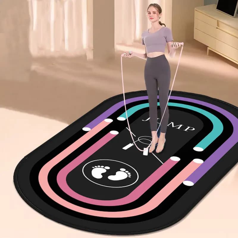 Non-slip, Shock Absorption, Sound Insulation Mat, Thickened Fitness , Yoga , Silicone Bottom, The Same Style Is Free Shipping.