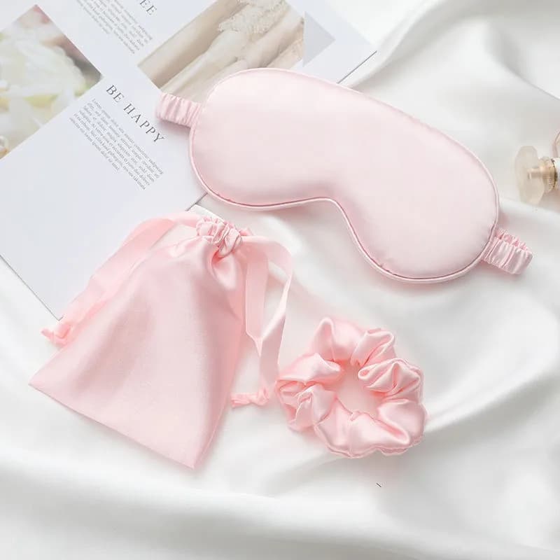 Maschera per gli occhi in raso con benda di seta personalizzata per dormire, maschera per dormire personalizzata, regali per addio al nubilato