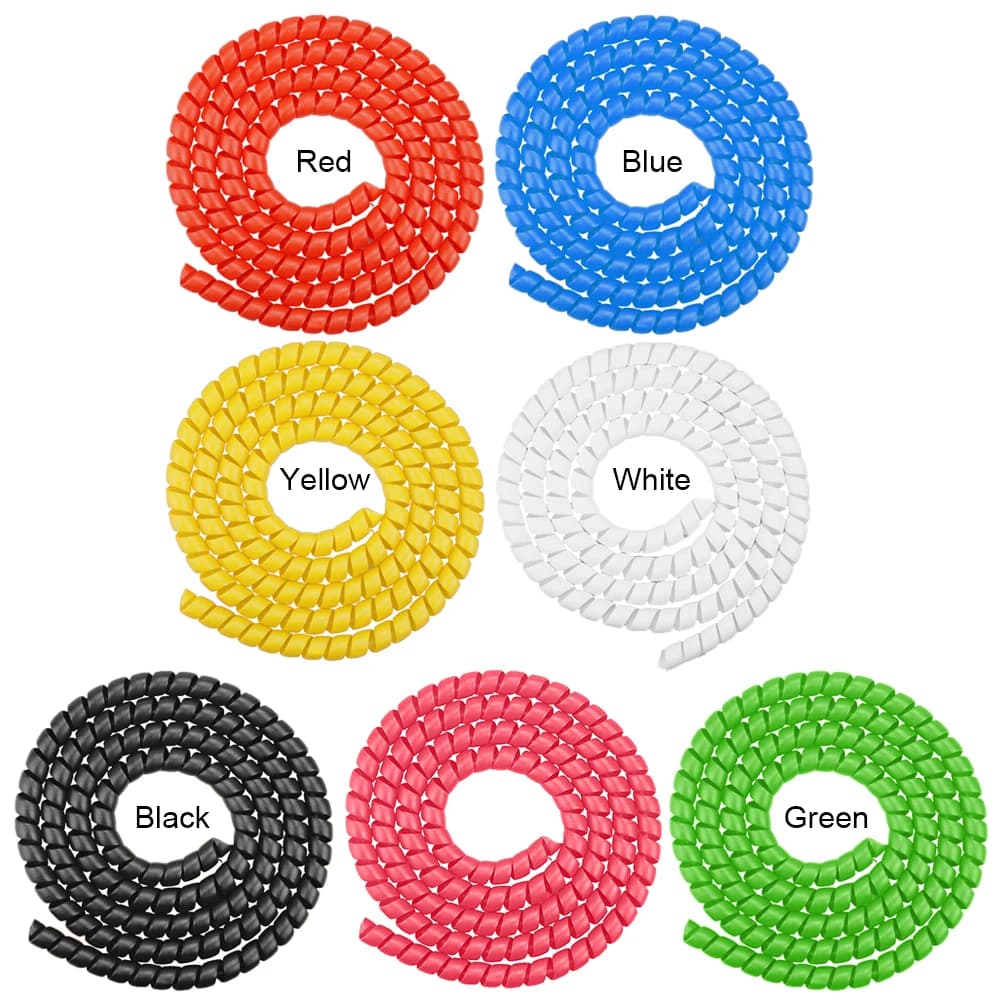 Copertura protettiva per cavo di avvolgimento da 1,3 m Organizzatore di linea universale Protezione per tubi Accessori per avvolgimento a spirale per M365 PRO 2