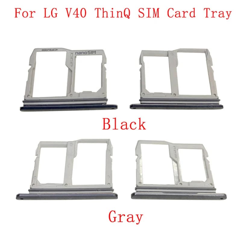 SIM Card Tray Parts SIM Card Slot Holder For LG V40 V50 V50S G8X Memory MicroSD Card Repair Parts