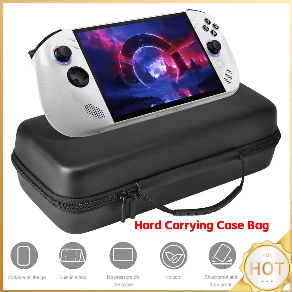 EVA Hard Carrying Case Bag for Lenovo Legion Go S Handheld Game Console Shockproof Hard Shell Case Anti-Drop Travel Carrying Bag