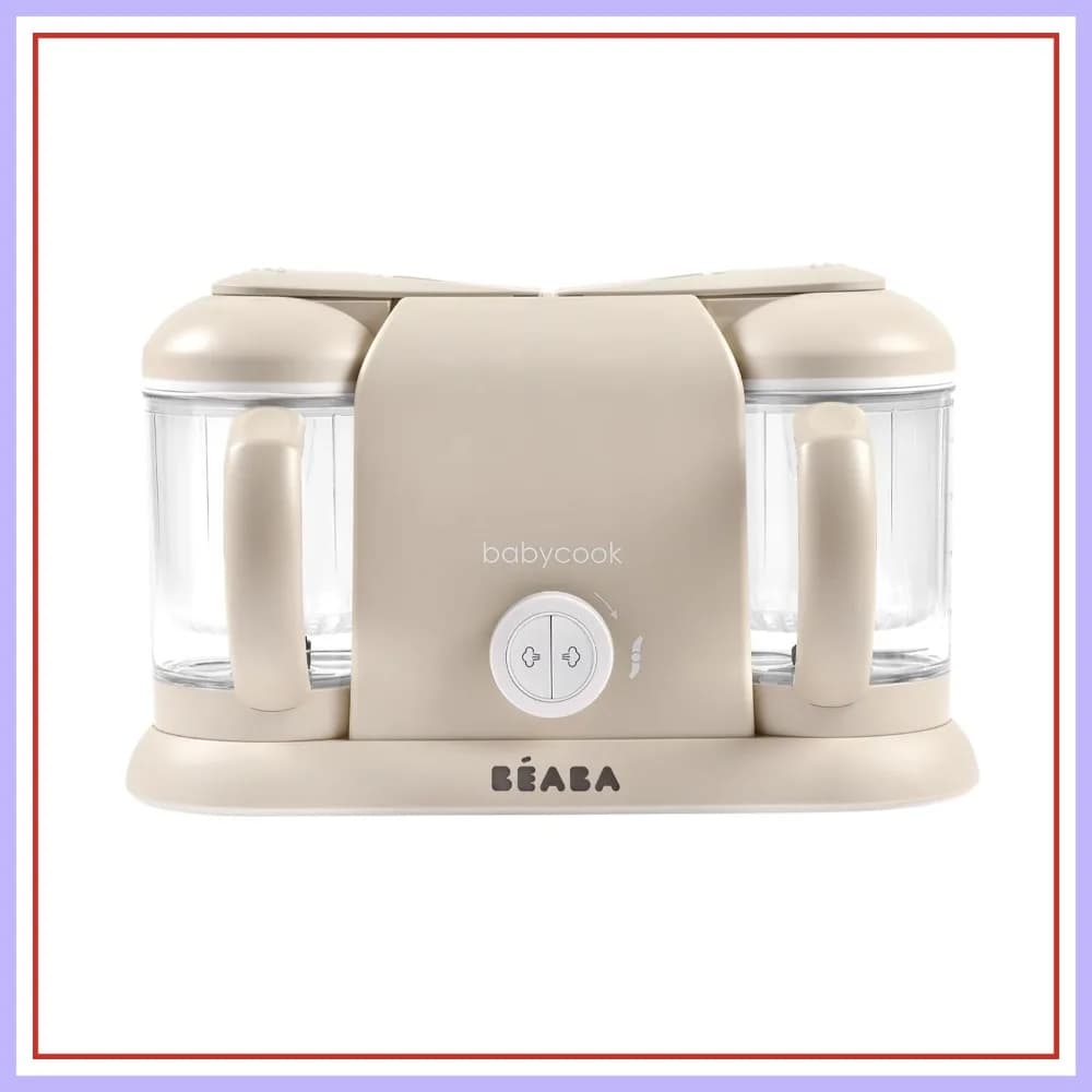 Robot da Cucina 4-in-1 per Bambini, Vaporiera e Frullatore, 54 Porzioni in 20 Minuti, Capacità 9.1 Tazze