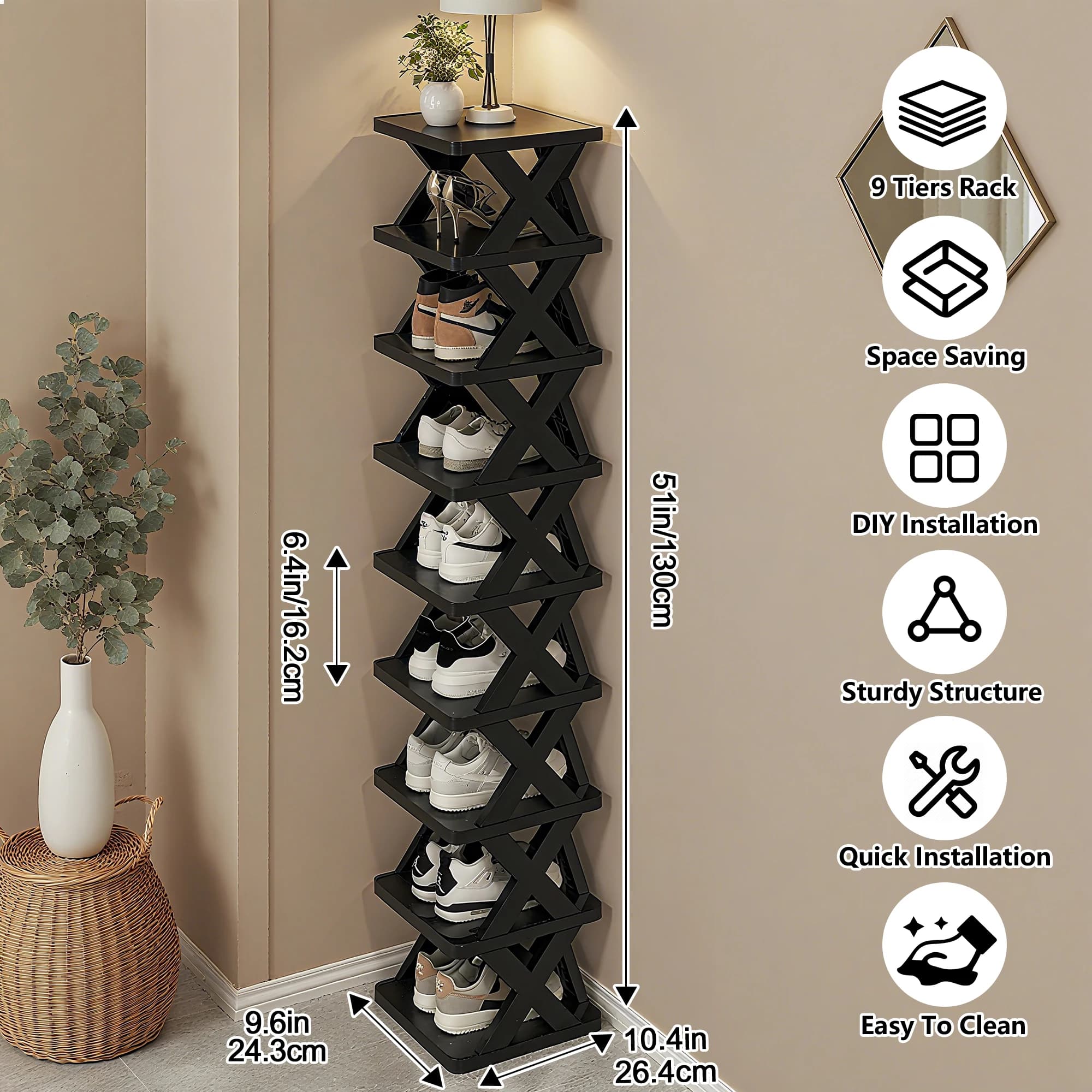 Disassembled Space Organizer, Simple Multilayer Shelves for Shoes, Colorful Home Furniture