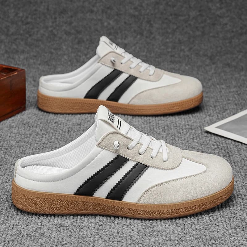 Scarpe casual da uomo traspiranti, scarpe da skate, adatte per passeggiate all'aperto, campeggio e uso quotidiano in interni, mocassini estivi