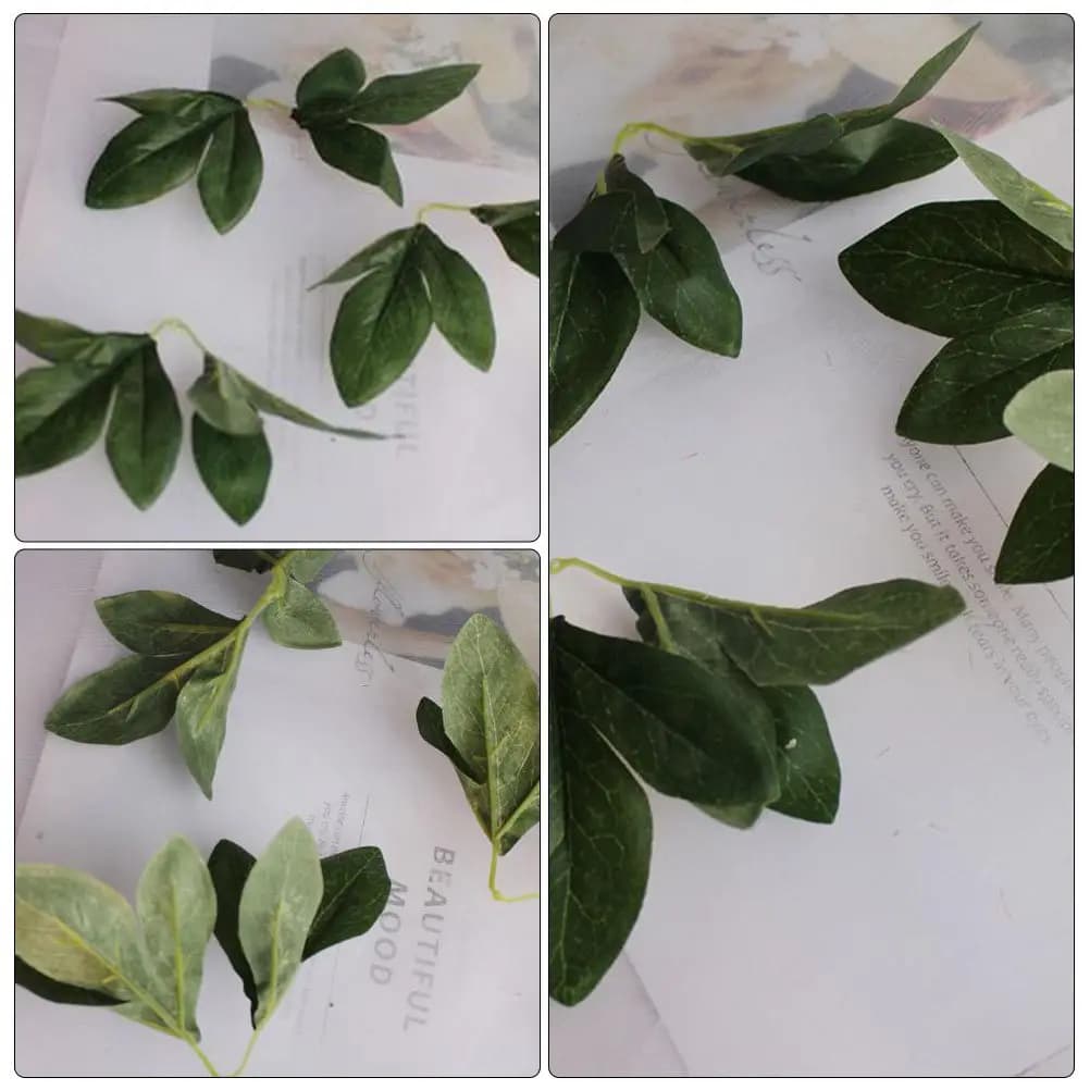 Artificial Plants with Simulate Sheets for Decoration, Realistic Fake Sheets for Interior