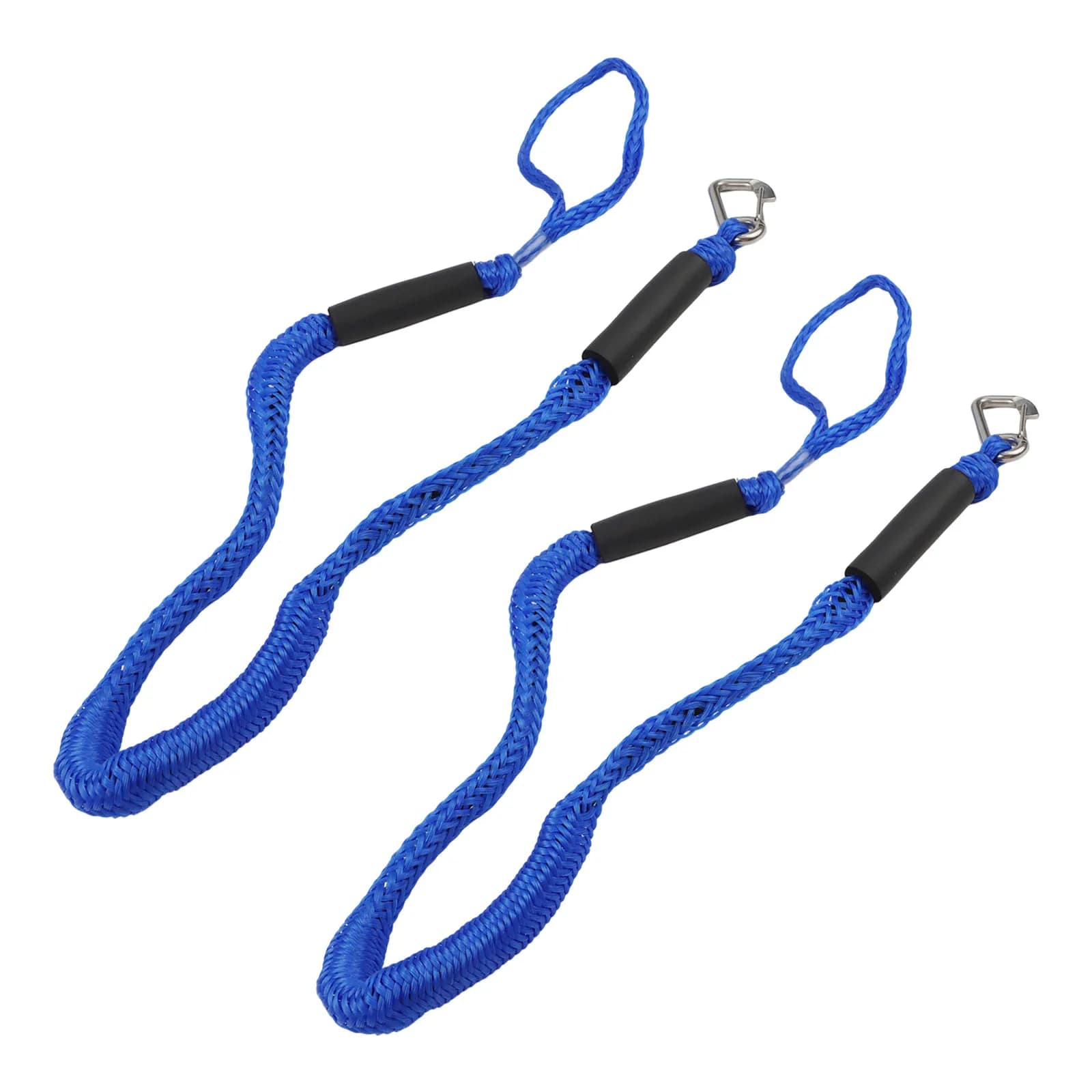2PCS 45 5ft Marine Bungee Line Mooring Rope with Stretch Cord and Double Float Protection for Kayak and Small Boats