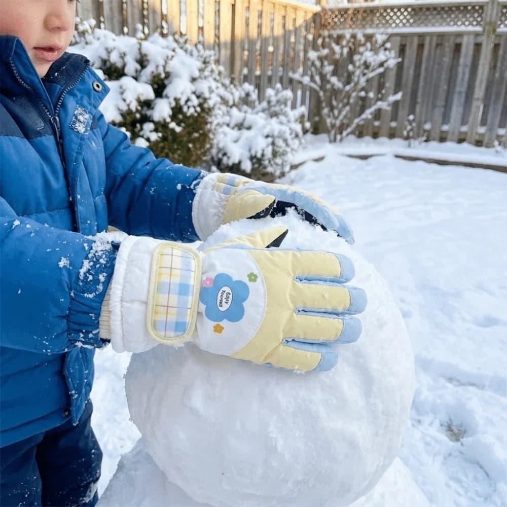 Full Finger Touch Screen Snowboard Gloves Windproof Thickened Outdoor Sports Gloves Non-slip Waterproof Warm Gloves Winter