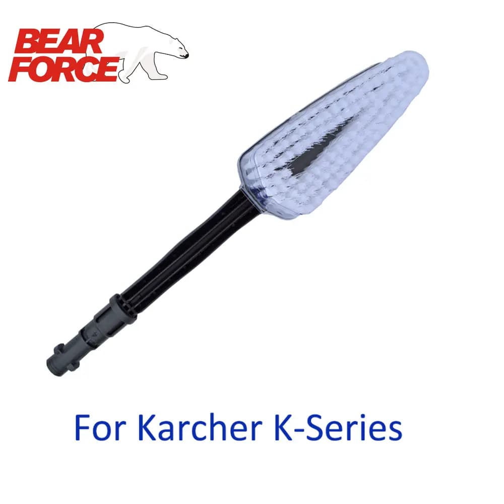 Spazzola fissa per la pulizia dell'acqua Spazzola per lavaggio rigida per Karcher K2 K3 K4 K5 K6 K7 Lavatrice ad alta pressione Lavaggio auto