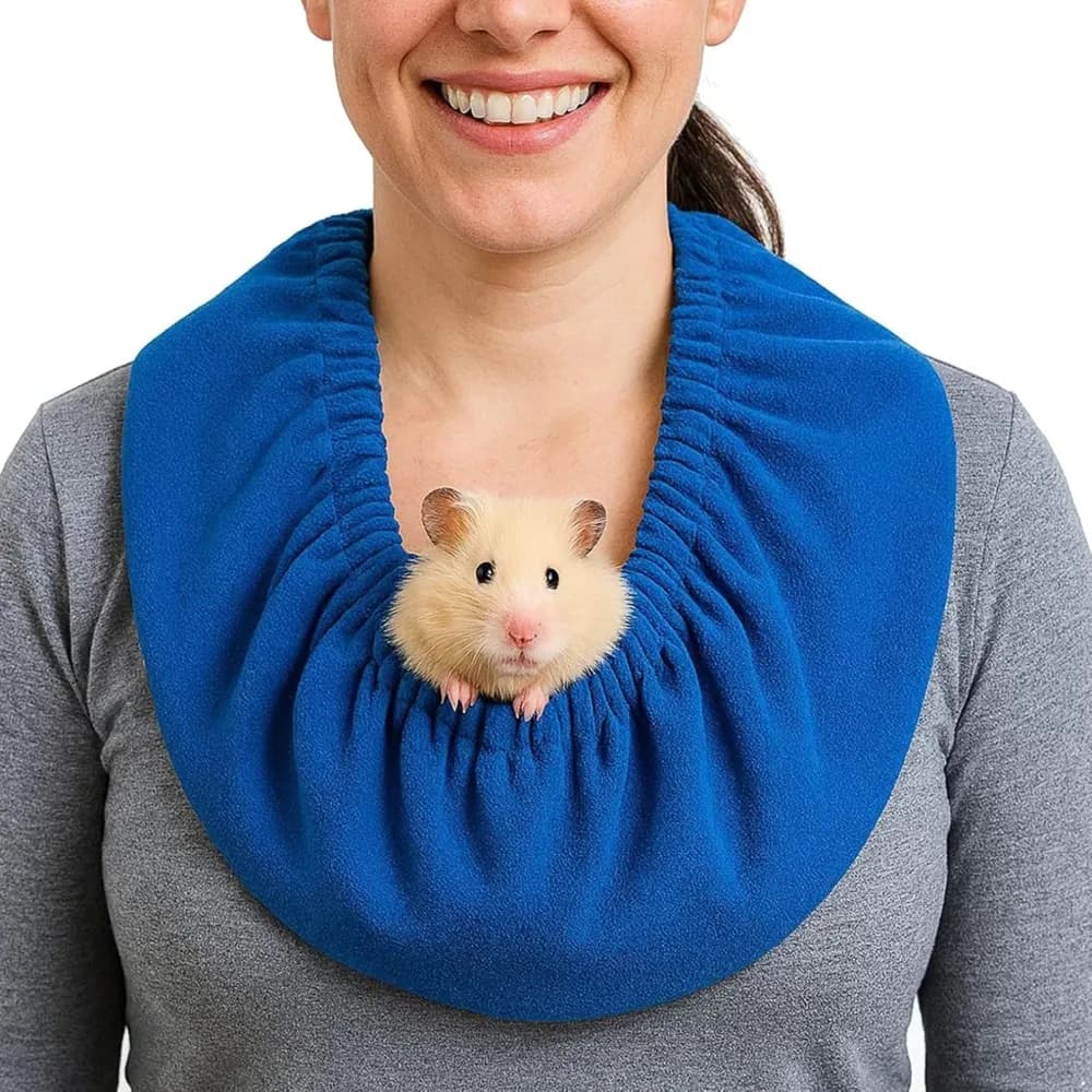Borsa Trasportino per Cavia in Poliestere Traspirante Leggera Morbida per Piccoli Animali Domestici