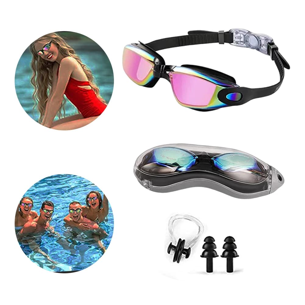 Swimwear for Adults Anti-fog, Waterproof, UV Protection, Sports Glasses for Nuotatori