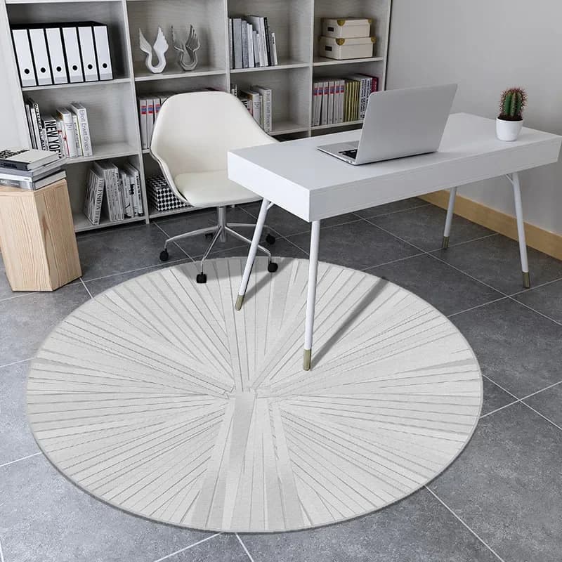 Nordic Fresco Round Living Room Kids Room Round Mat Computer Chair Home Decoration Bedroom Carpet Yoga Mats