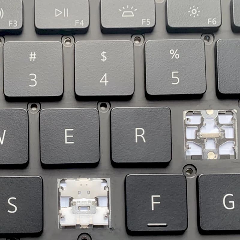 Chiave di ricambio Keycap e Clip a forbice e cerniera per tastiera Dell XPS 13 9300 13-9300 9310 XPS 13 7390