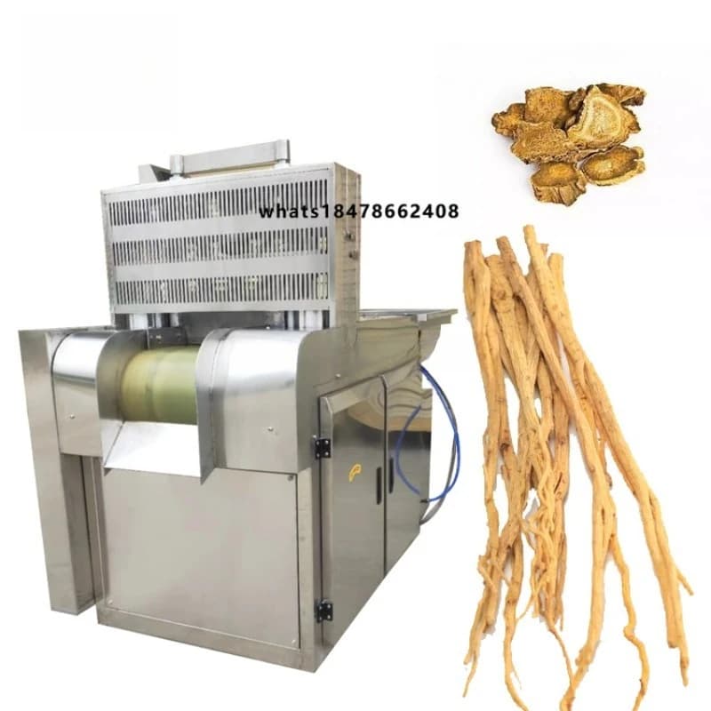 Automatic Herbal Tea Leaf Cutter Machine Lemongrass Seaweed Herb Licorice Root Vegetable Fruit Cutting Machine