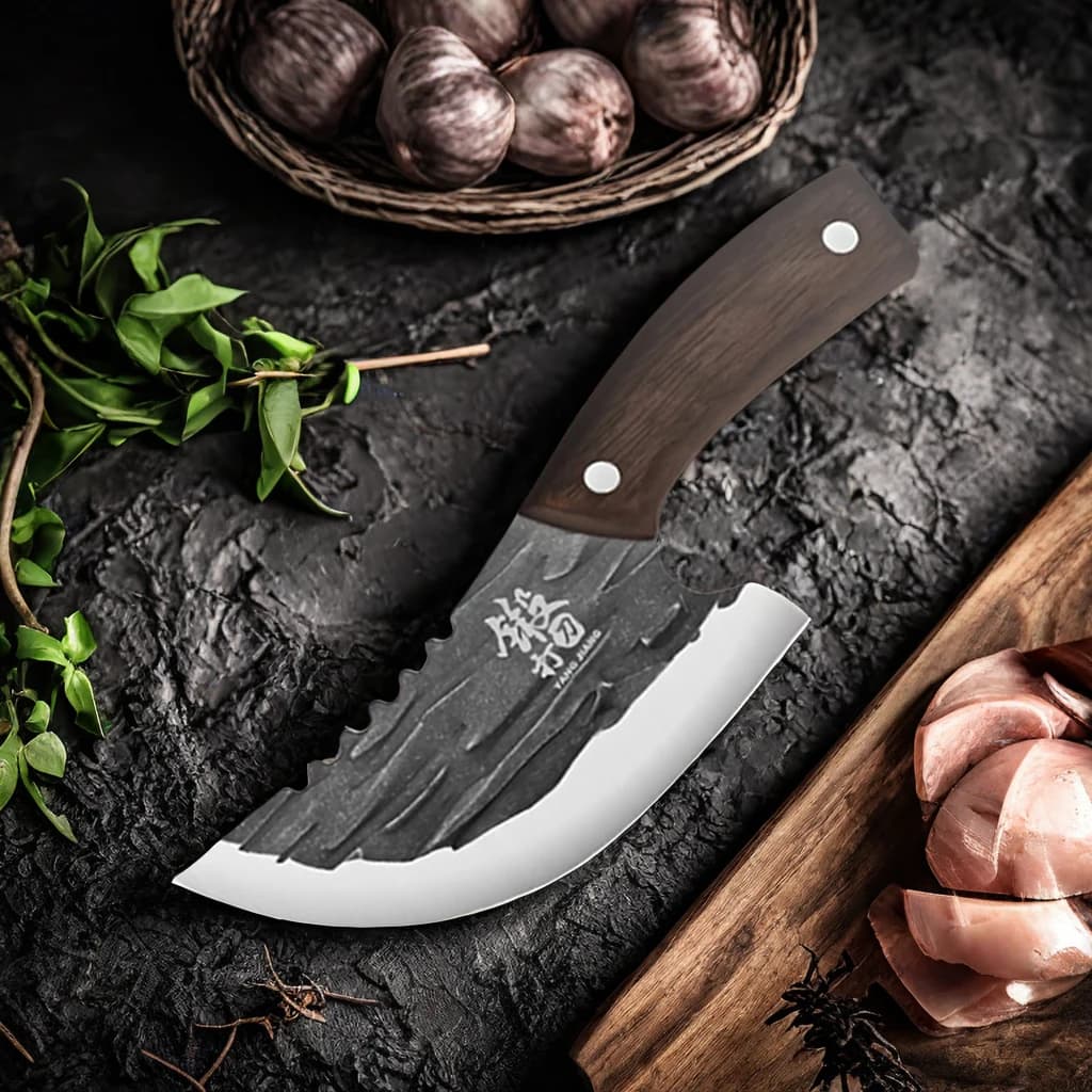 Knife Cooking knife butcher knife to cut the fish knife to bone slice tools to peel the vegetables with wooden handle