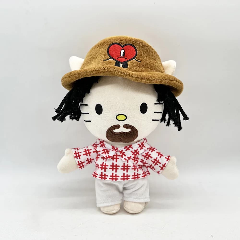 Hello Kitty come Bad Bunny Peluche Bambola Peluche Peluche Simpatici bambini Ragazzi Ragazze Regali di Natale
