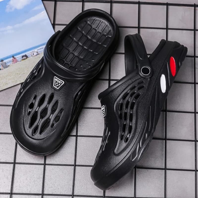 Plus Size 48 49 Men and Women Summer Clogs EVA Slippers Men Garden Shoes Non-slip Beach Sandals Couple's Outdoor House Slides