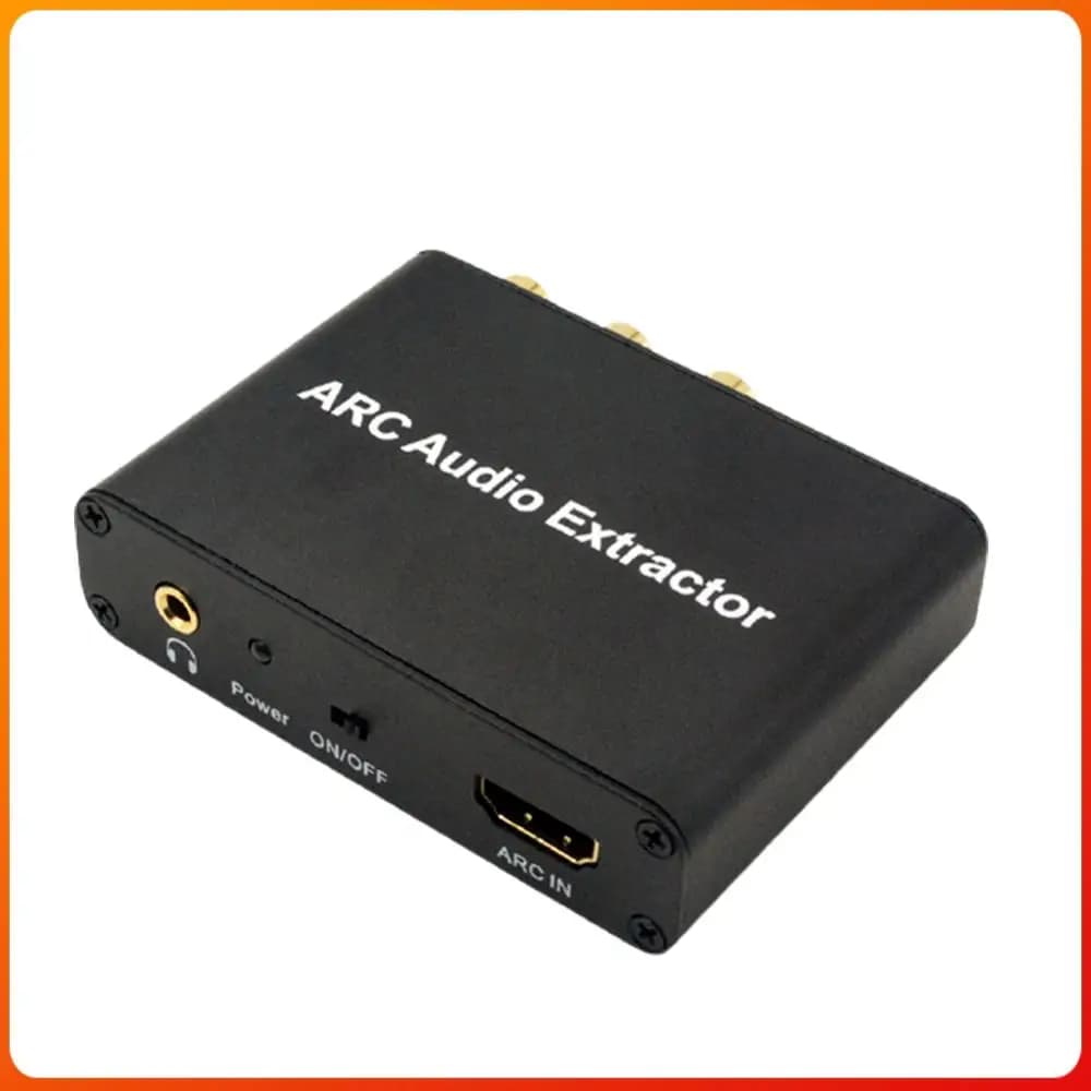 ARC Return Channel Converter from ARC to SPDIF Coaxial L/R Stereo Jack 3.5mm Audio Adapter for HD Speakers Amplifiers