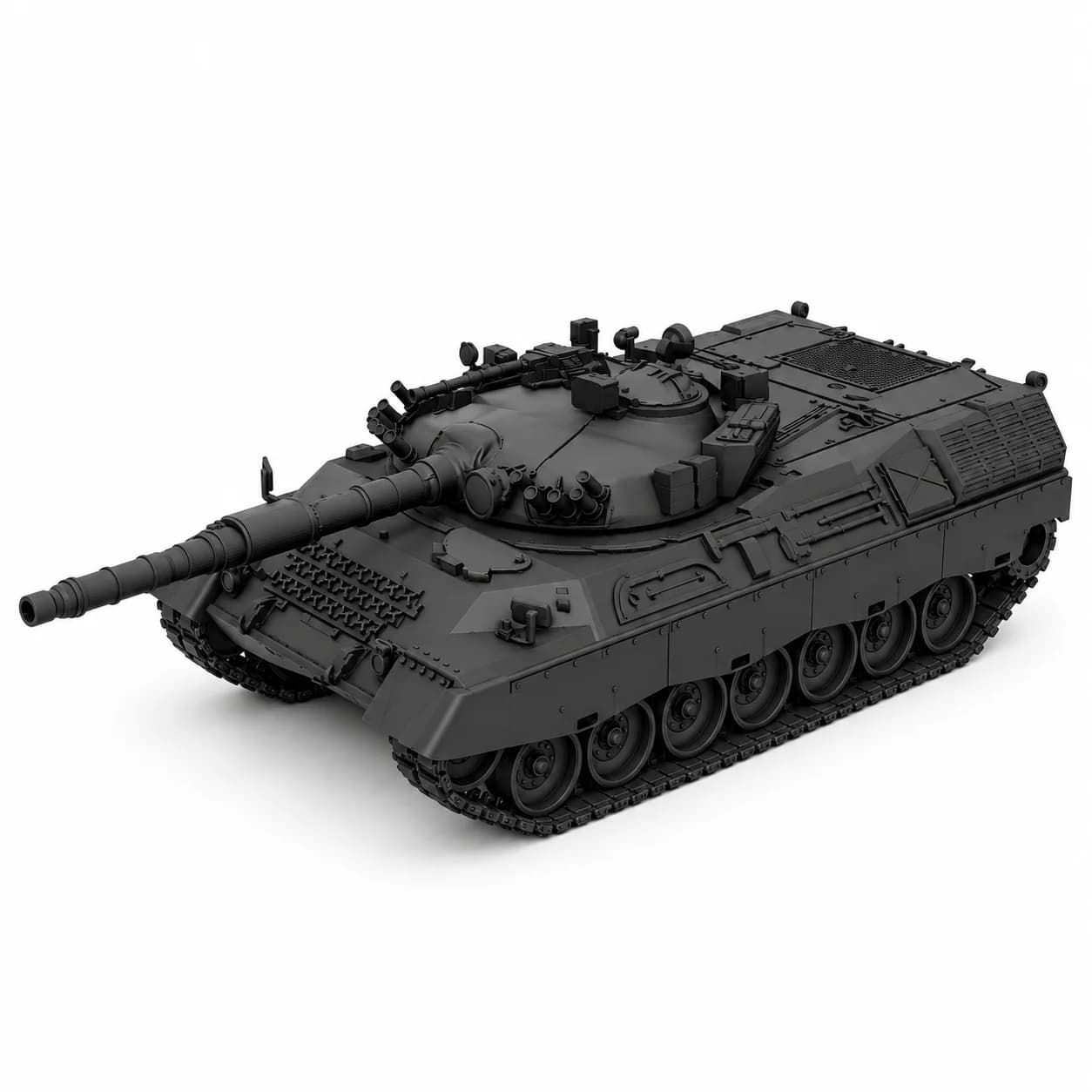 SSMODEL1/72/ 1/100 1/144 1/200 Multi-Scale GIAT Leopard T-72 French MBT tank resin model kit TSS1440360
