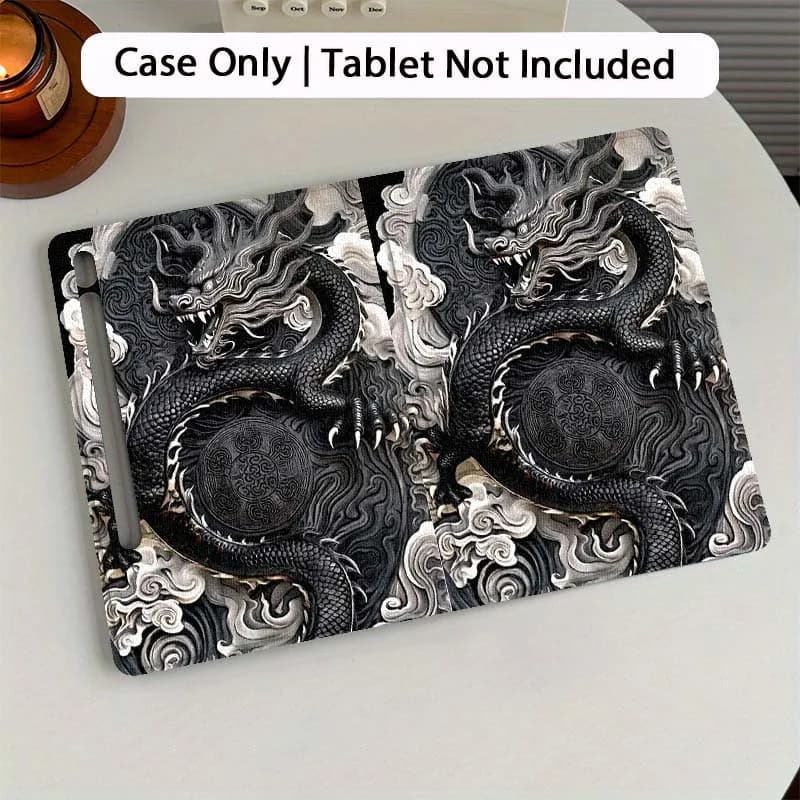 Custodia per Tablet di Lusso con Drago Anime per Samsung Galaxy Tab S7 S8 S9 S10 FE Plus 12.4 13.1 Pollici