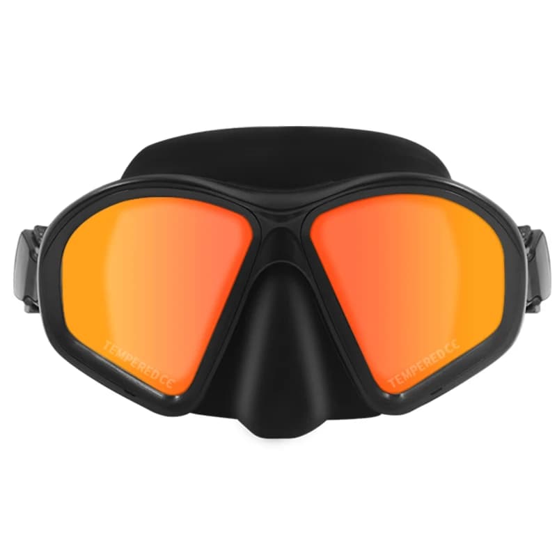 Premium quality low volume apnea mask - Silicone swimming mask for teenagers Sub glasses with mirror lenses