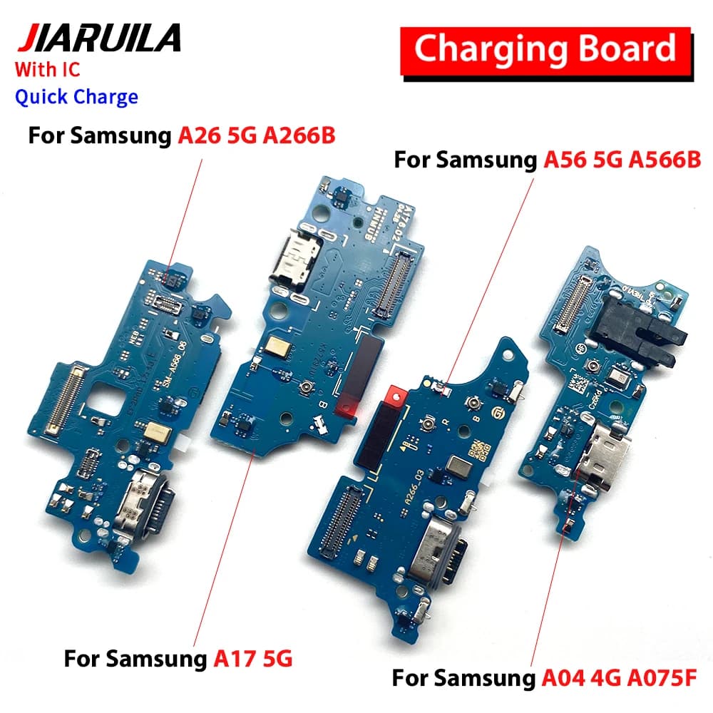 Cavo flessibile per scheda connettore dock caricatore porta di ricarica USB con microfono per Samsung A04 4G A17 5G A26 A56 5G