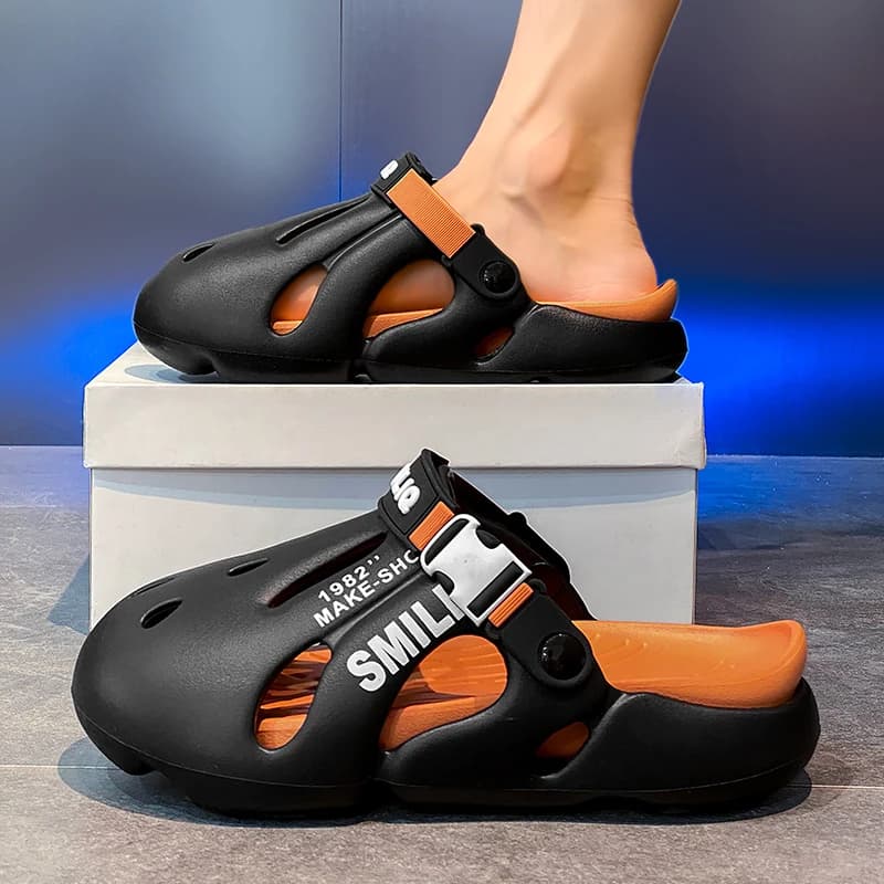 Nuovi Zoccoli Estivi, Resistenti all'Usura, Antiscivolo, con Suola Morbida, Comode Scarpe da Spiaggia, Sandali e Ciabatte Sportive da Esterno