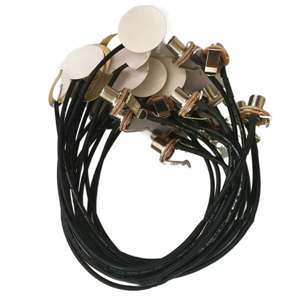 Accessori per Chitarra Acustica: Pickup Piezo, Amplificatore Pre-cablato, Trasduttore per Chitarra Ukulele e Chitarra Cigar Box