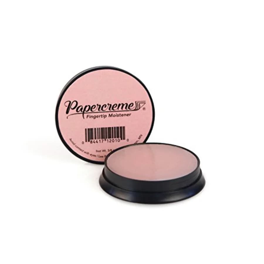 Papercreme Fingertip Moistener, 0.38 oz, Coral, 3/Pack, Lasts Longer and replenishes Natural Moisture