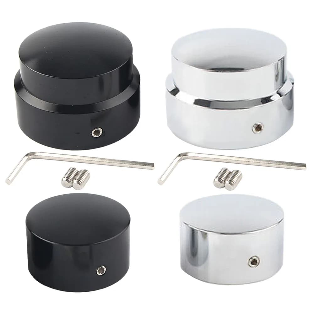 1 Coppia Moto Assale Posteriore Dado Tappo Bullone In Alluminio per Harley-Davidson Softail Touring Dyna Electra Glide Sportster Ultra