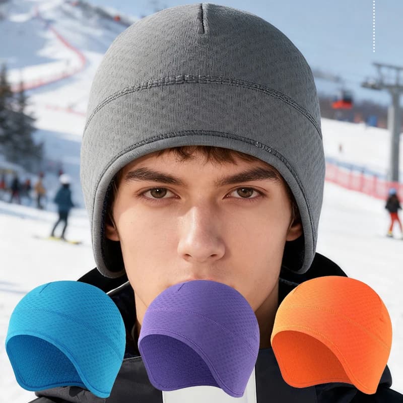 GTUBIKE Cappelli invernali Antivento Assorbimento del sudore Morbido caldo Cappello da ciclismo all'aperto Corsa Sci Berretto sportivo Cappello autunno inverno