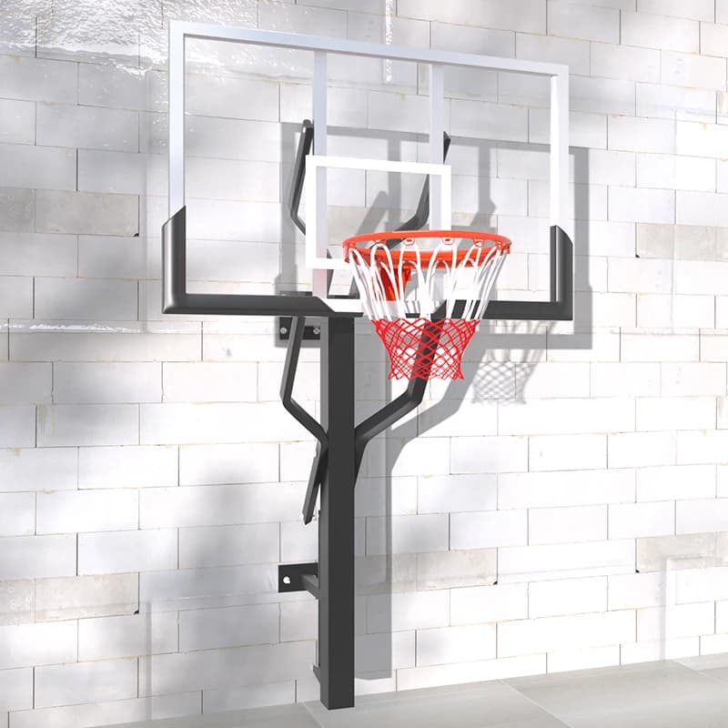 Canestro da basket mini regolabile in altezza per interni, montabile a parete, per palestra domestica - Vendita diretta dalla fabbrica - Promozione vendite