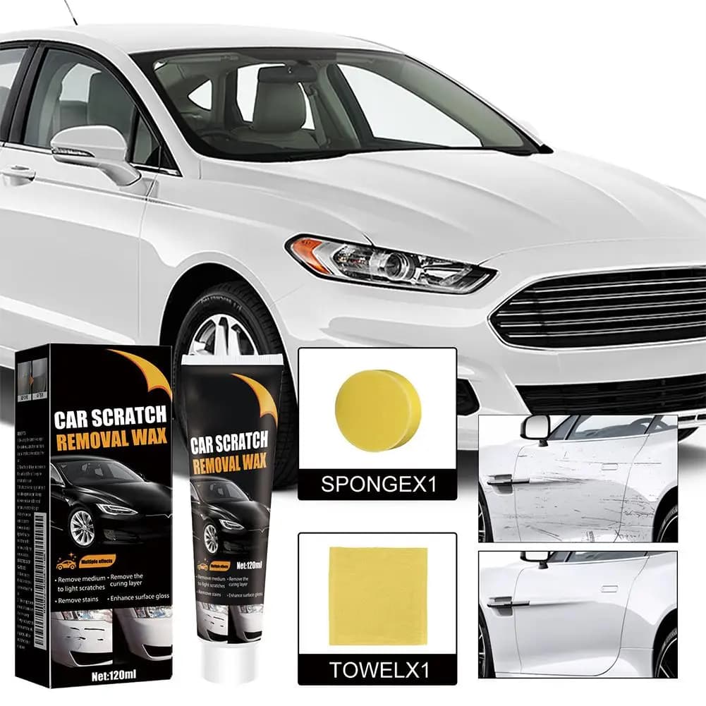 Kit di Lucidatura e Manutenzione per Auto, Cera Antigraffio, Protezione Vernice, Riparazione, Pulizia e Cura della Carrozzeria