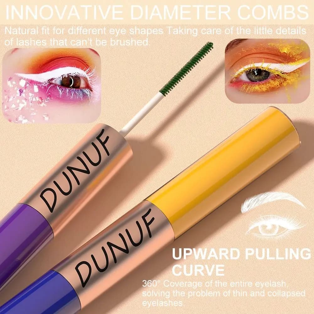 Long-Term Double Head Mascara Hot Swamp Proof Colored Mascara Long-Term Mascara Extension Eye Makeup Tool Gift for Women
